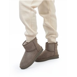 04-PF5854-6 KHAKI Угги женские (натуральная замша, 100% шерсть)