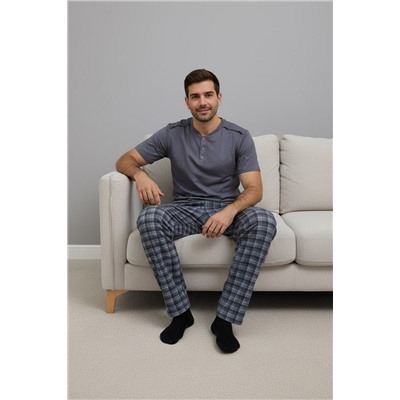 Пижама мужская Клетка С Арт. 10452