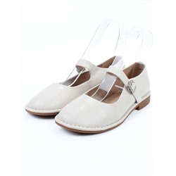 06-DLG27-2 LT. BEIGE Туфли женские (натуральная кожа)