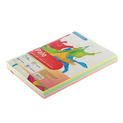 Бумага цветная Calligrata, А4, 250 листов 5 цветов, пастель, 80 г/м²