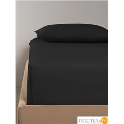 SleepiX ЮКО т.сер Простыня на резинке 90х200+25, 1пр., модал/бамбук