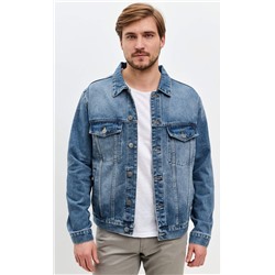 Куртка джинс P211-1275 middle blue