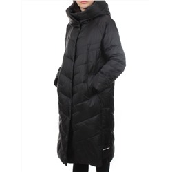 3066 BLACK Пуховик зимний женский (80% пух, 20% перо)
