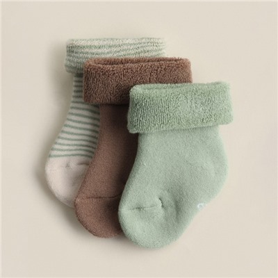 Носки детские махровые 3 пары SL HOME, 6-8 см