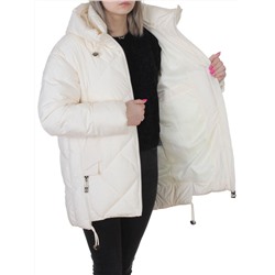 8811 MILK WHITE Куртка зимняя женская (150 гр. холлофайбер)