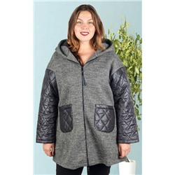 Пальто женское на молнии 250210 размер 48,50,52,54,56,58