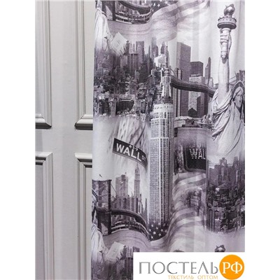 DAILY by T НЬЮ-ЙОРК Штора на шт.ленте-1/подхв-1,200х260,2пр,плстр