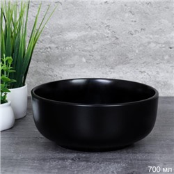 Тарелка глубокая суповая 750 мл black / 3403B 3500-6 /уп 6/36/