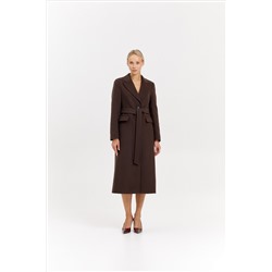 Пальто женское демисезонное 27210 (шоколад)