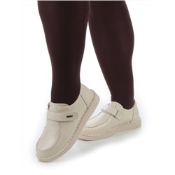 01-D7581-2 BEIGE Ботинки демисезонные женские (натуральная кожа)