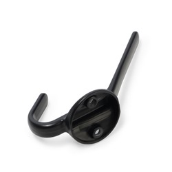 Крючок мебельный CAPPIO TKD030, двухрожковый, цвет черный
