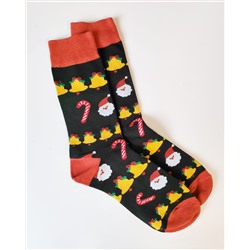 Носки НГ р.40-45 "Happy NY" Колокольчики