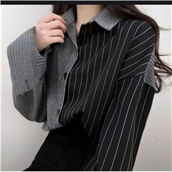 Рубашка в полоску женская