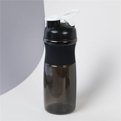 Бутылка/Шейкер NEWWAVE  SHS-760 чёрно-белая, для спортивного питания 760ML/уп60