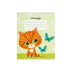 Комплект тетрадей из 10 штук, 12 листов в линию Calligrata «Котята», обложка мелованный картон, ВД-лак, блок офсет, белизна 95%, 5 видов по 2 штуки