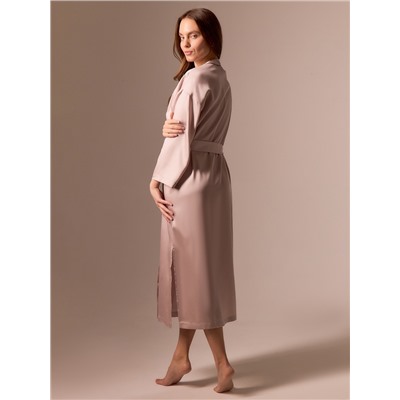 Халат домашний женский SL Tensel Home, пудровый