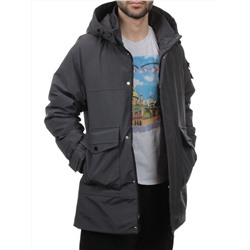 8897 DK. GRAY Куртка мужская зимняя облегченная (130 гр. холлофайбер)