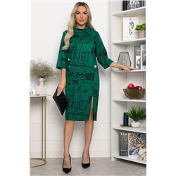Платье трикотажное Конфетти (зеленое) П14295-18М