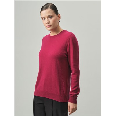 Джемпер из кашемира женский KW040797-E баклажановый