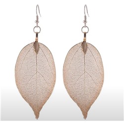 Серьги Листочки