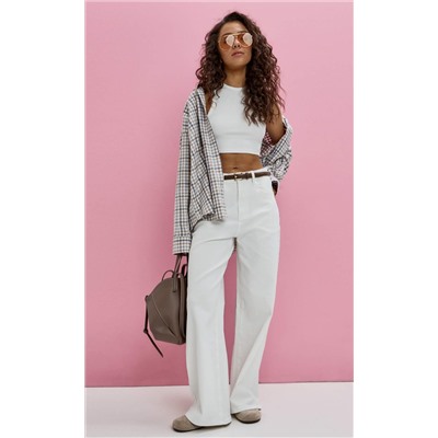 Джинсы F612-0137 white