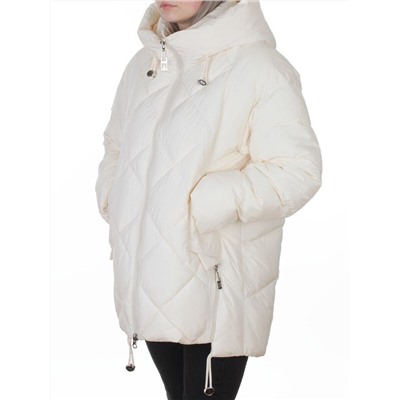 8811 MILK WHITE Куртка зимняя женская (150 гр. холлофайбер)