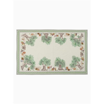 Кухонный набор «Этель» Olivia, скатерть 110×145±3 см, салфетки 40×40 см-4 шт., 100% хлопок