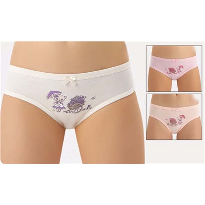5956 трусы для девочек многоцвет (BAYKAR)
