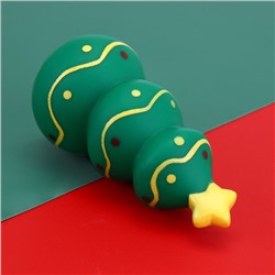 Игрушка для собак пищащая "Ёлка", 11,5 х 5,5 см