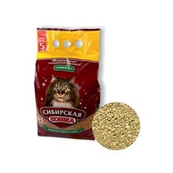 Наполнитель 5л УНИВЕРСАЛ (впитывающий) СИБИРСКАЯ КОШКА