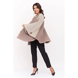 Жакет Д 3130/бежево-кофейный