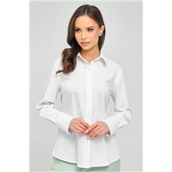 Блузка белая с длинными рукавами