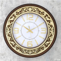 Часы настенные 38 см / WS-7160B /уп 10/