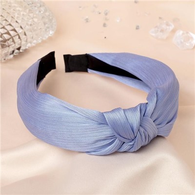 Ободок для волос QF «Престиж», 3 см, голубой