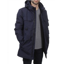 2185 DK. BLUE Куртка мужская зимняя облегченная (130 гр. холлофайбер)