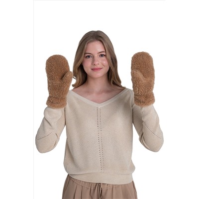 Варежки меховые на резинке СAMEL