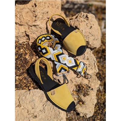 Ab.Zapatos • 3106-8 • amarillo+CINTURON BOLSOS (150)-6 (17) АКЦИЯ