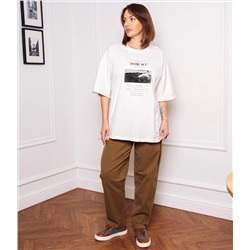 Футболка #КТ6848, белый