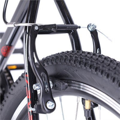Велосипед 26" рама 17" 7sp KRYPTON TWINKLE TWO чёрный угольный
