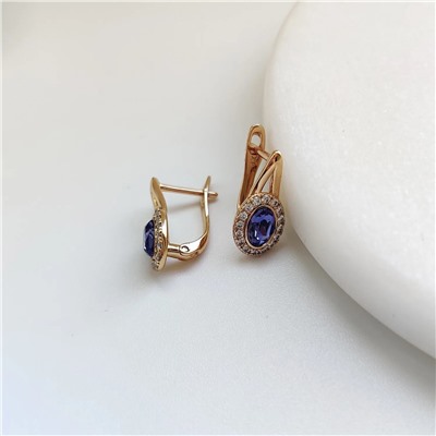 Серьги с кристаллами Swarovski
