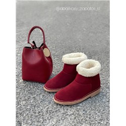 Ab.Zapatos UGY NEW R GRANATE+Pelle Doble (720) Burdeos