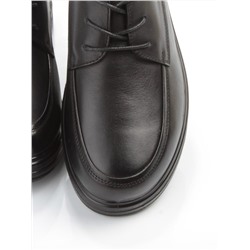 03-5067 BLACK Полуботинки женские (натуральная кожа)