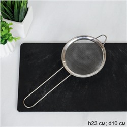 Сито с ручкой 10 см металл / W10-668 /уп 500/