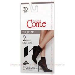Tulle 30 Socks, 2 PairsConte