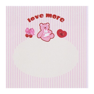 Блок с липким краем «Мишки», 74×74 мм, 90 листов, МИКС