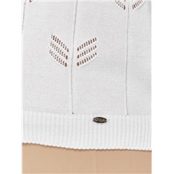 Блузка вязаная белая