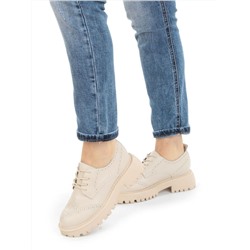 03-5928-5 BEIGE Полуботинки женские (натуральная кожа)