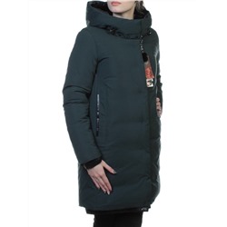 FT-17 DK. GREEN Пальто женское зимнее (синтепон)