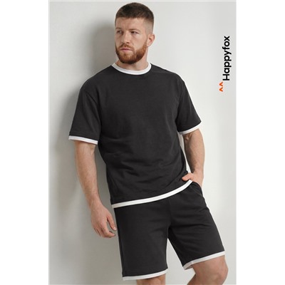 Мужской костюм из футера двухнитки Happyfox