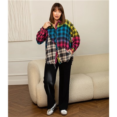 Рубашка #КТ36386, розовый